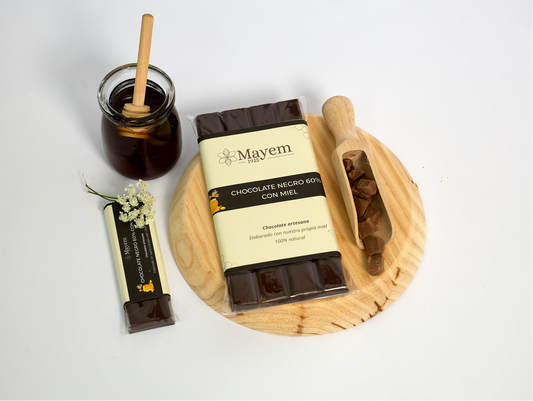 Chocolate negro 60% con miel