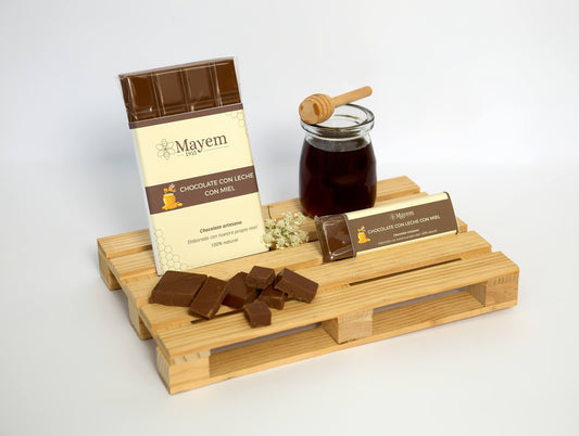 Chocolate Artesano con Leche con Miel