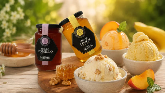 Recetas de helados con miel