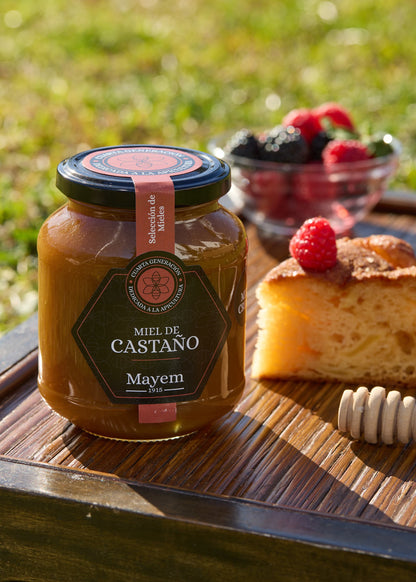 Miel de Castaño Cruda - Cosechada en Galicia