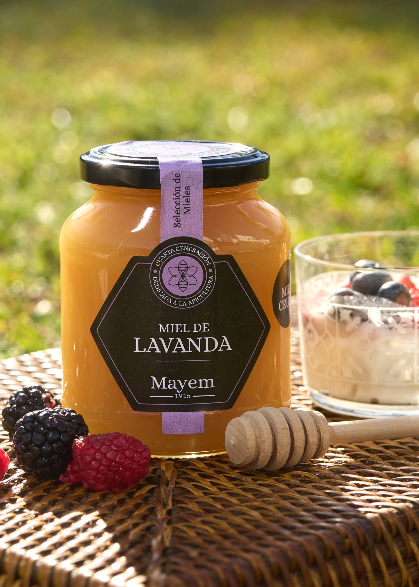 Miel de Lavanda Cruda - Cosechada en Guadalajara - La Alcarria