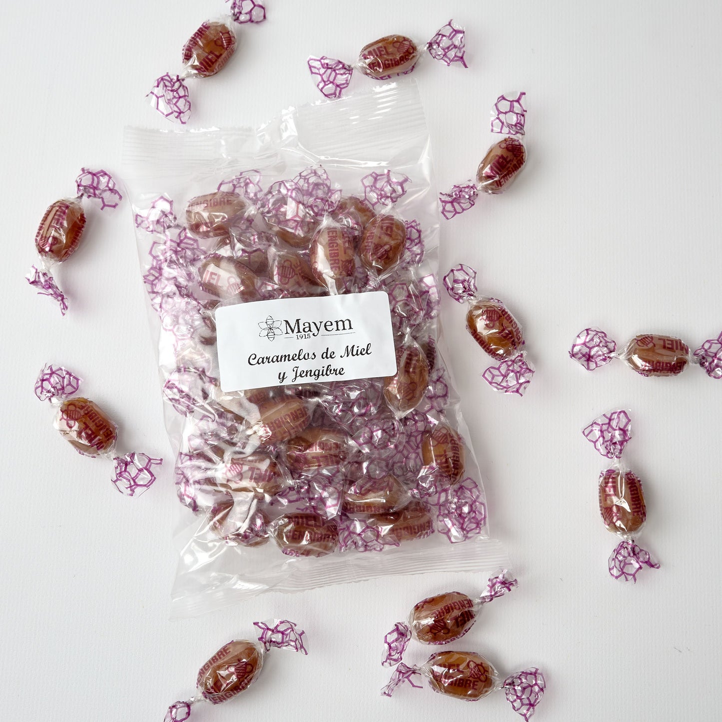 Caramelos de Miel con Jengibre