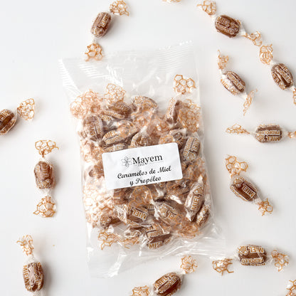 Caramelos de Miel con Propóleo