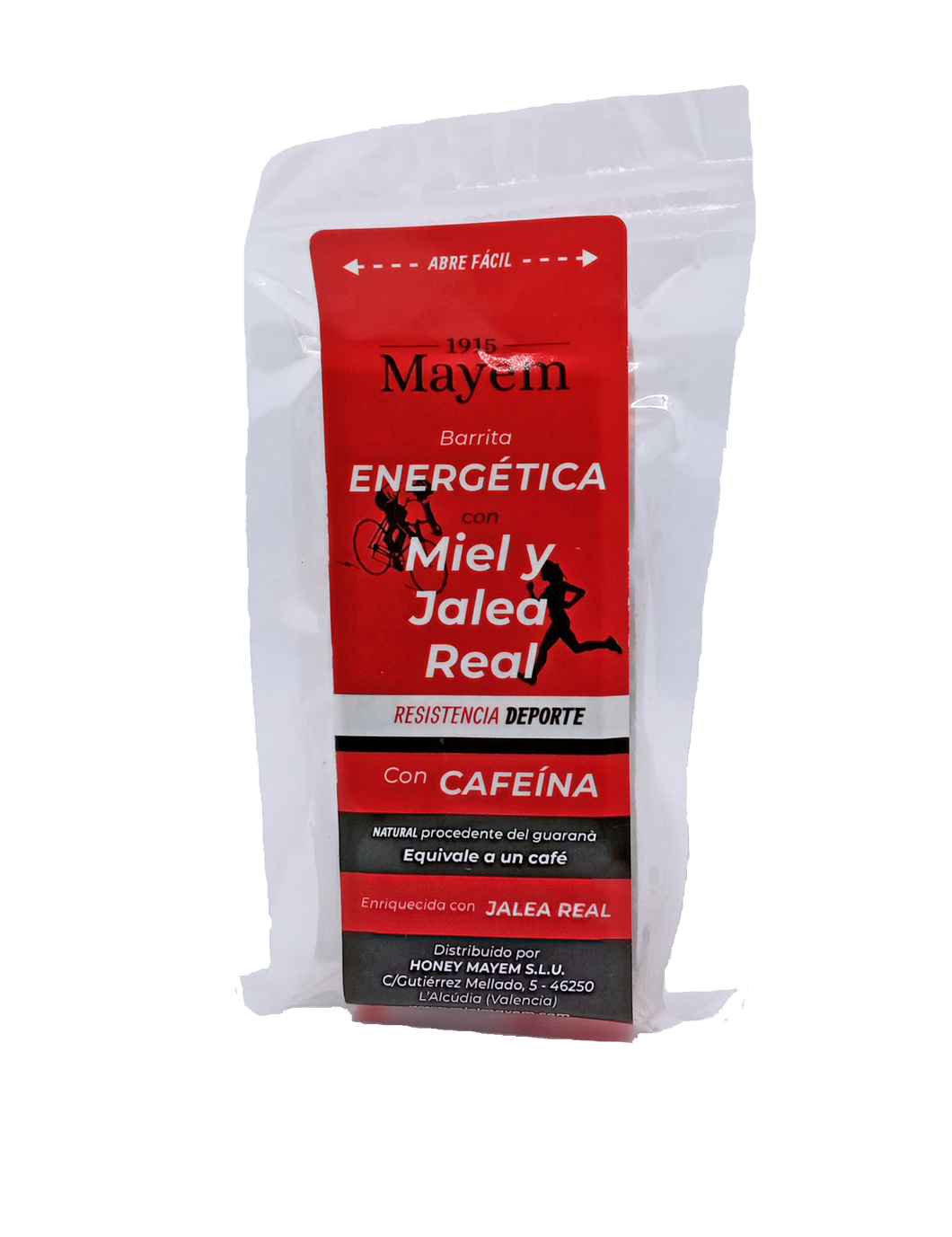 Barrita Energética con Miel, Jalea real y Cafeína